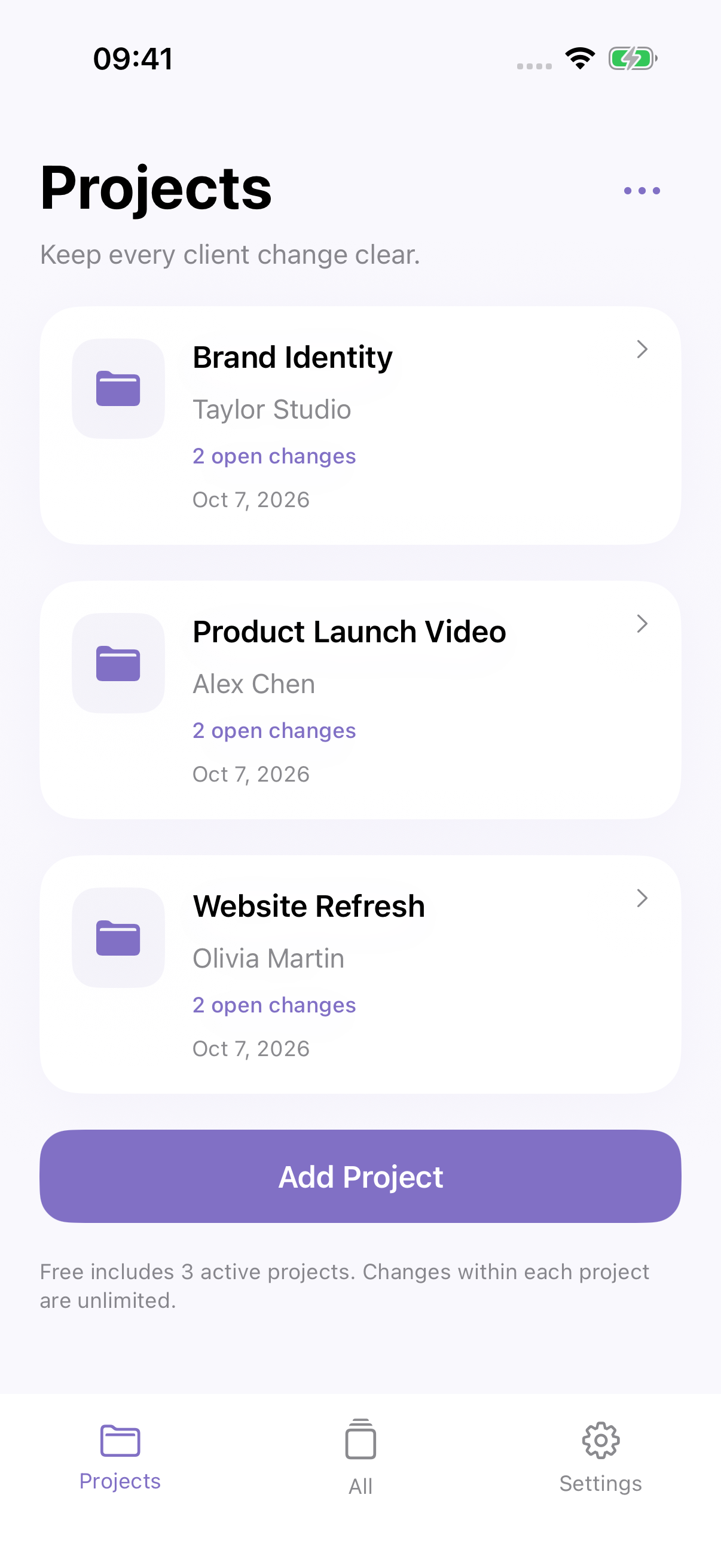 ChangeNote iPhone Screenshot